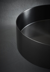 BASIN CIRCLE STEEL BRUSHED BLACK CHROME