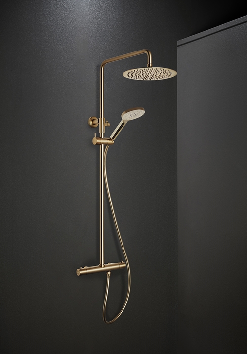 SHOWER COLUMN FINE 150CC BRASS W Ø250 SHOWER HEAD