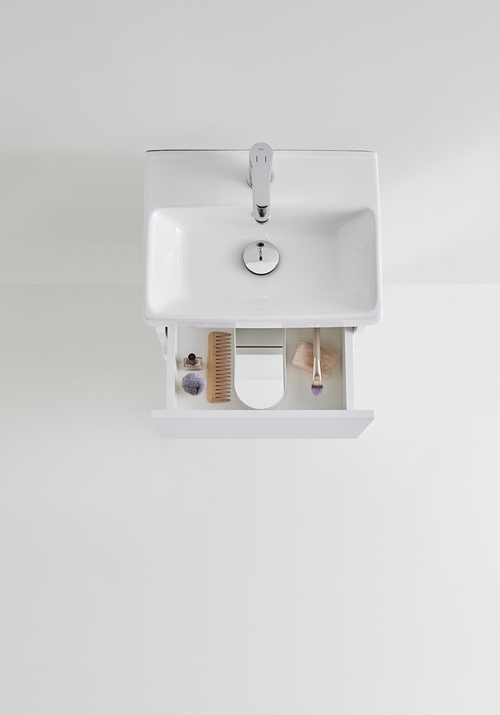 UNDER CABINET NEAT DRAWERS WITH BASIN WHITE 420