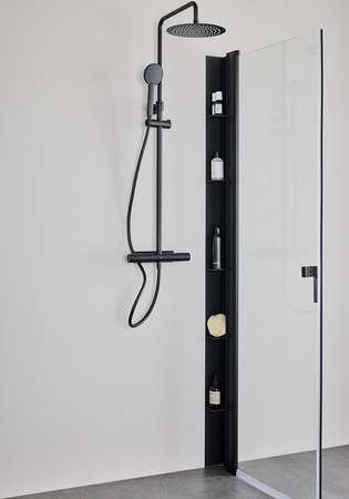 Shower Shelf Place Black