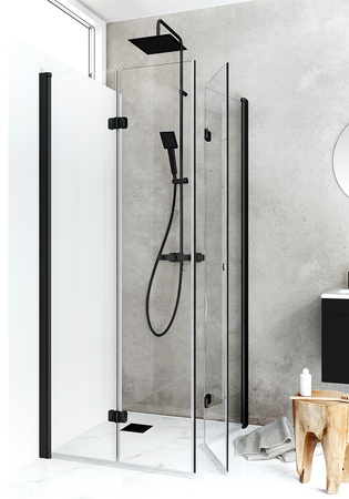 Shower Corner Igloopro Fold 70X70 Black
