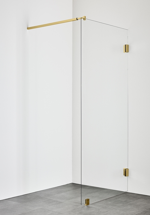 SHOWER WALL INFINITY 100 BRASS