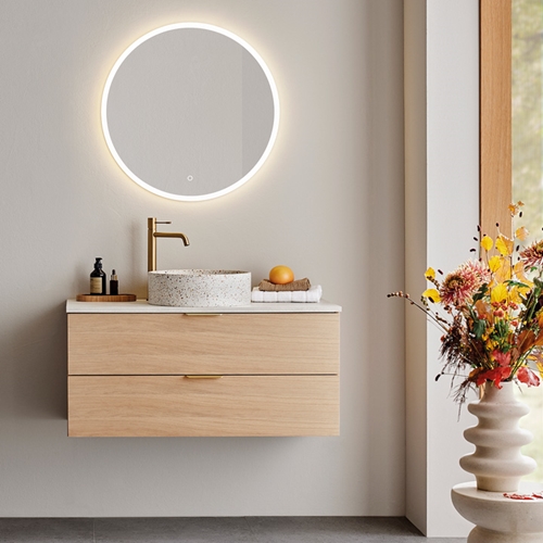 Go oak bathroom vanity