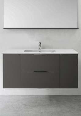 VANITY UNIT SHAPE 1200C ANTRACIT WITH BASIN