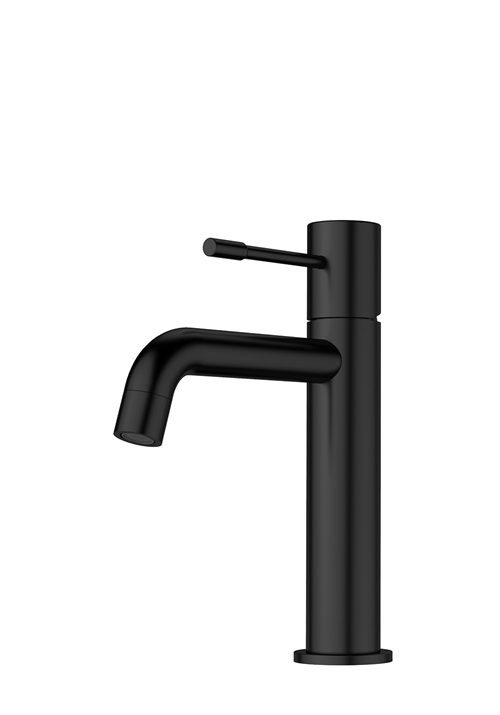 BASIN MIXER FINE LOW BLACK