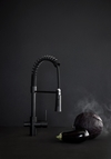 KITCHEN FAUCET DINE BLACK WITH DISHWASH VALVE