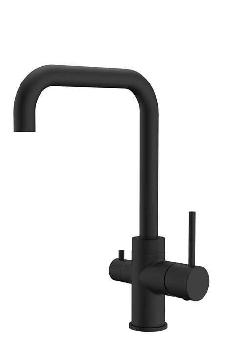 KITCHEN FAUCET STAND BLACK WITH DISHWASH VALVE