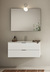 Vanity Cabinet Go White 1000 With Basin