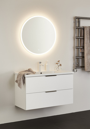 Vanity Unit Shape White 900