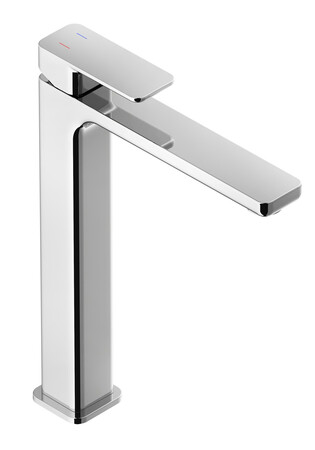 Smooth High Basin Mixer Chrome
