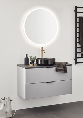 VANITY UNIT SHAPE GREY 900