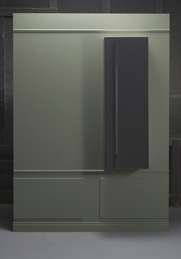 EDGE HIGH CABINET ANTHRACITE SOFT CLOSING
