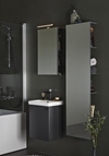 FULL LENGTH MIRROR WITH STORAGE STORE ANTHRACITE 400