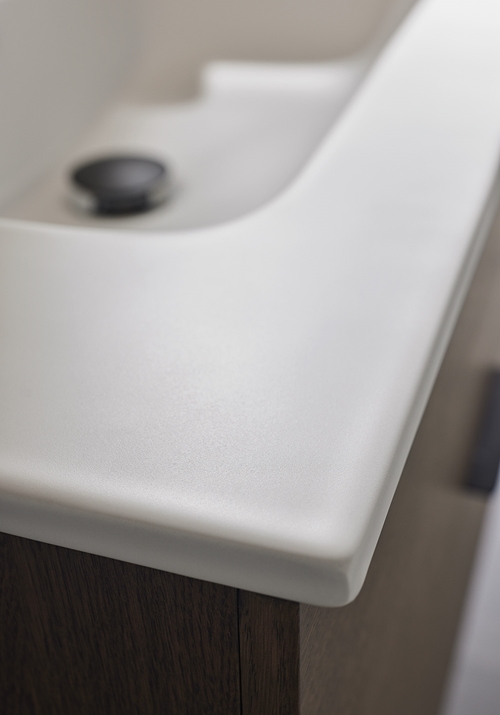 WASHBASIN ON SOFT 600 WHITE MATTE