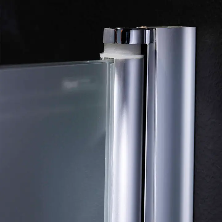 Shower doors with lifting hinges