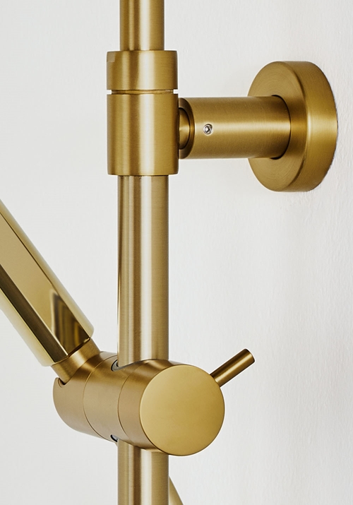 SHOWER COLUMN FINE 150CC BRASS W Ø200 SHOWER HEAD