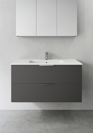 Vanity Unit Shape Anthracite 1000