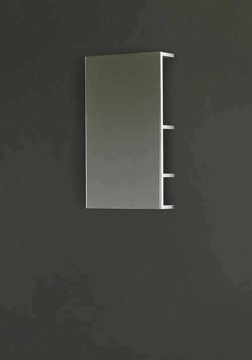 UPPER MIRROR WITH STORAGE STORE WHITE 400