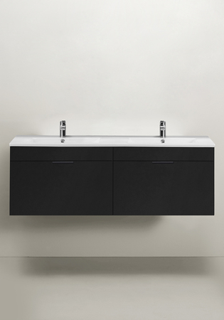 Vanity Cabinet Go 2X1 Drawers Black 1200D