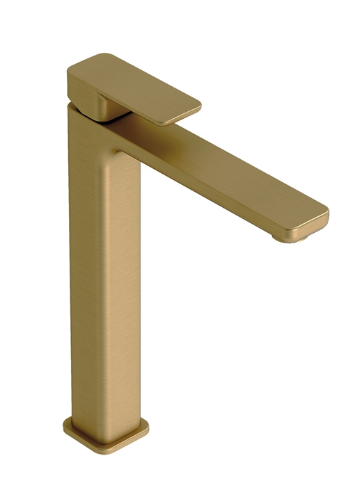 BASIN MIXER SMOOTH HIGH BRASS