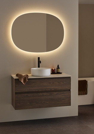 Under Cabinet Style Brown Oak 1000