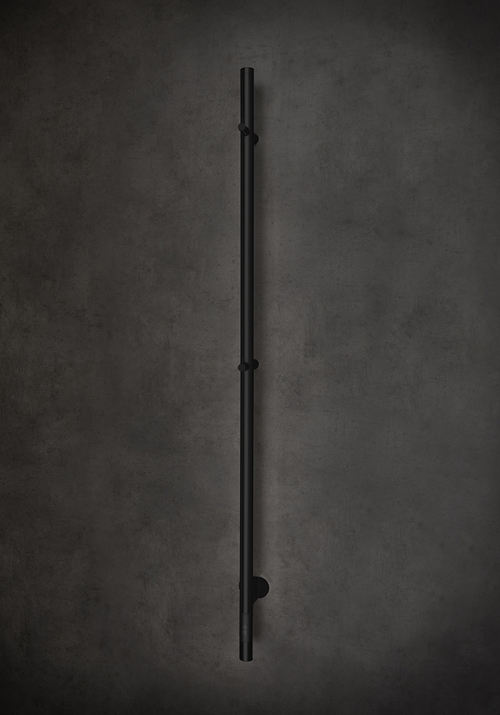 TOWEL WARMER GRACE 75X1400 BLACK