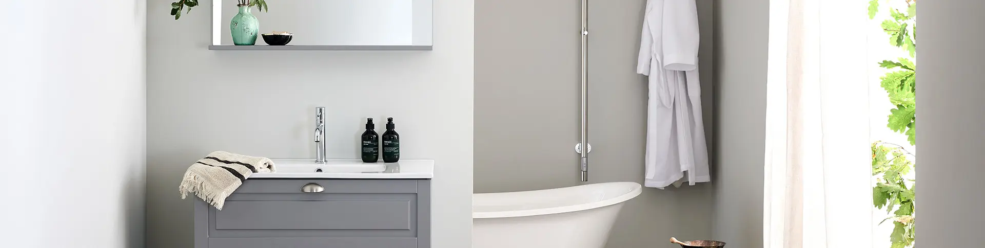 Bathroom furniture Hafa Grace gray