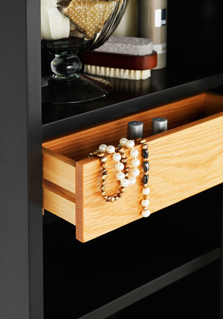 Edge High Cabinet Anthracite Push-To-Open