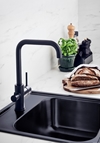 KITCHEN FAUCET STAND BLACK WITH DISHWASH VALVE