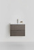 Under Cabinet Go  Dark Oak 600 With Basin