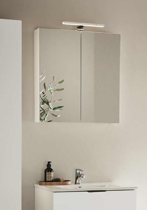 GO MIRROR CABINET 600 WHITE