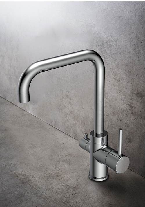KITCHEN FAUCET STAND CHROME WITH DISHWASH VALVE
