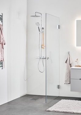 SHOWER DOOR INFINITY 90 CHROME