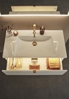 VANITY UNIT SHAPE WHITE 1000