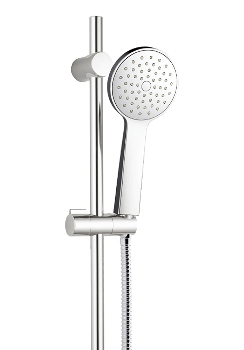 SHOWER SET GAIA ECO STAINLESS STEEL HOSE CHROME