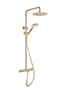 SHOWER COLUMN FINE 150CC BRASS W Ø200 SHOWER HEAD