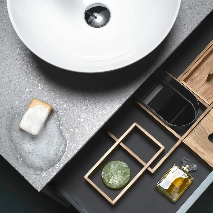 Hafa Edge SmoothOpen drawer system.