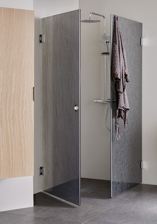 Shower Corner Infinity Lace 80X80 Chrome