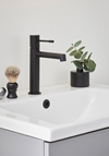 BASIN MIXER SHAPE LOW BLACK