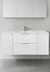 Vanity Unit Shape 1200C White With Basin