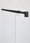 SHOWER CORNER INFINITY COMBI DOOR/WALL 90X90 BLACK