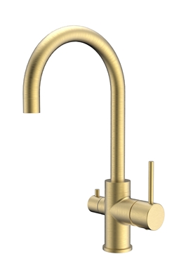 KITCHEN FAUCET BOW BRASS WITH DISHWASH VALVE