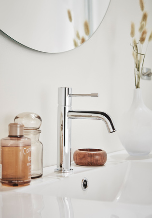 Basin Mixer Fine Low Chrome
