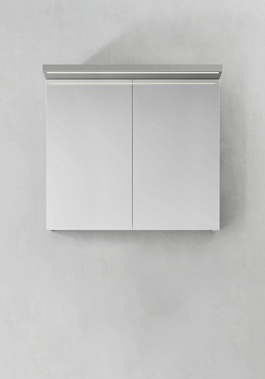 MIRROR CABINET STORE LEDPROFILE GREY 800