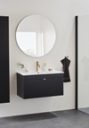 VANITY CABINET GO 1 DRAWER WITH BASIN BLACK 800