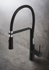 KITCHEN FAUCET VERGE BLACK WITHOUT DISHWASH VALVE