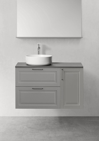 Undercabinet Grace 900 (600 W Sidemodule Push 300) Grey