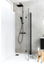 SHOWER DOOR IGLOOPRO FOLD 90 CLEAR BLACK