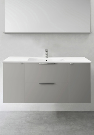Vanity Unit Shape 1200C Grey With Basin