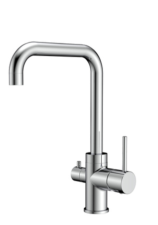 Kitchen Faucet Stand Chrome With Dishwash Valve